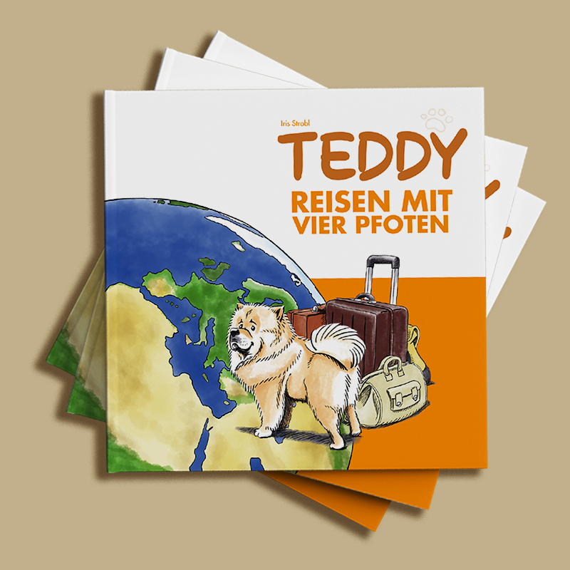 Iris-Strobl-Buch Teddy – Reisen mit vier Pfoten