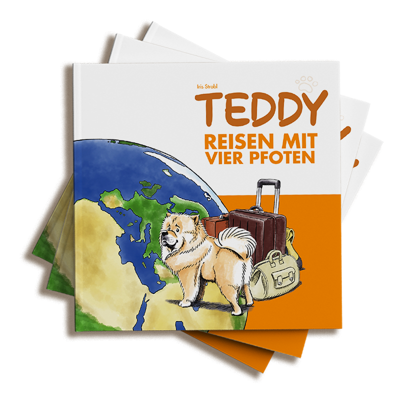 Iris-Strobl-Buch Teddy – Reisen mit vier Pfoten